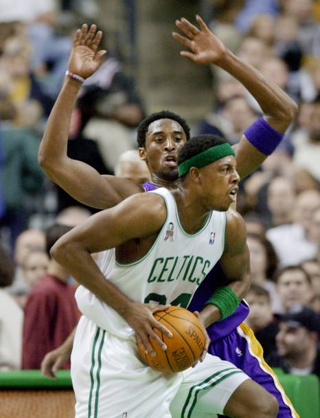 2002: Paul Pierce  alla quarta stagione in Nba, quella della sua consacrazione. Per la prima volta in carriera va all&#39;All Star Game, chiude con 26,1 punti di media e trascina Boston ai primi playoff della carriera. I Celtics arrivano fino alla finale di conference, ma si arrendono 4-2 ai Nets. Reuters 
